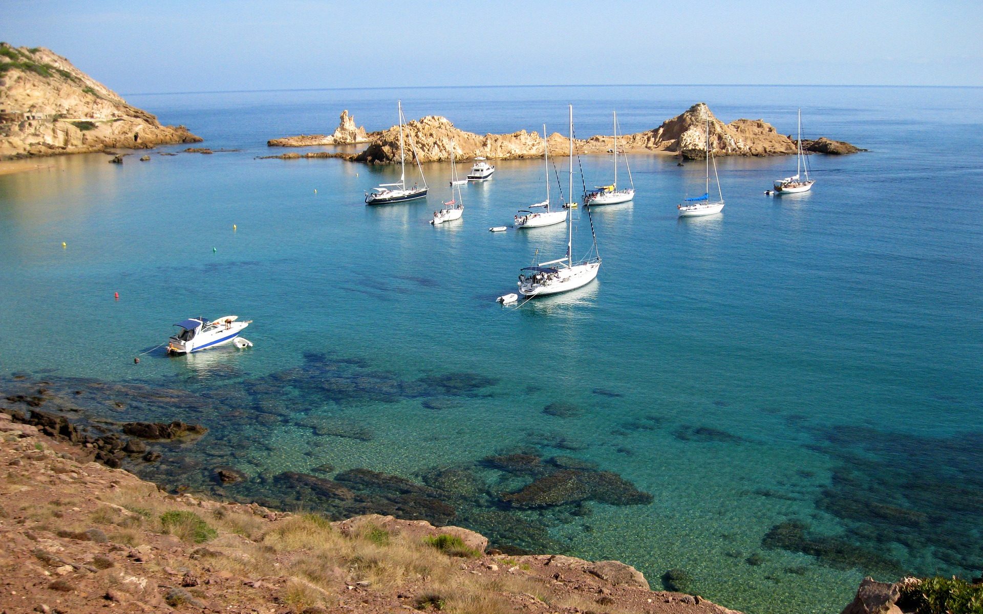 snorkel en Menorca