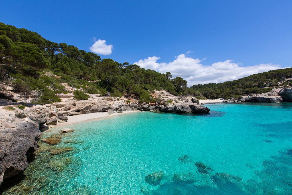 calas del sur de Menorca